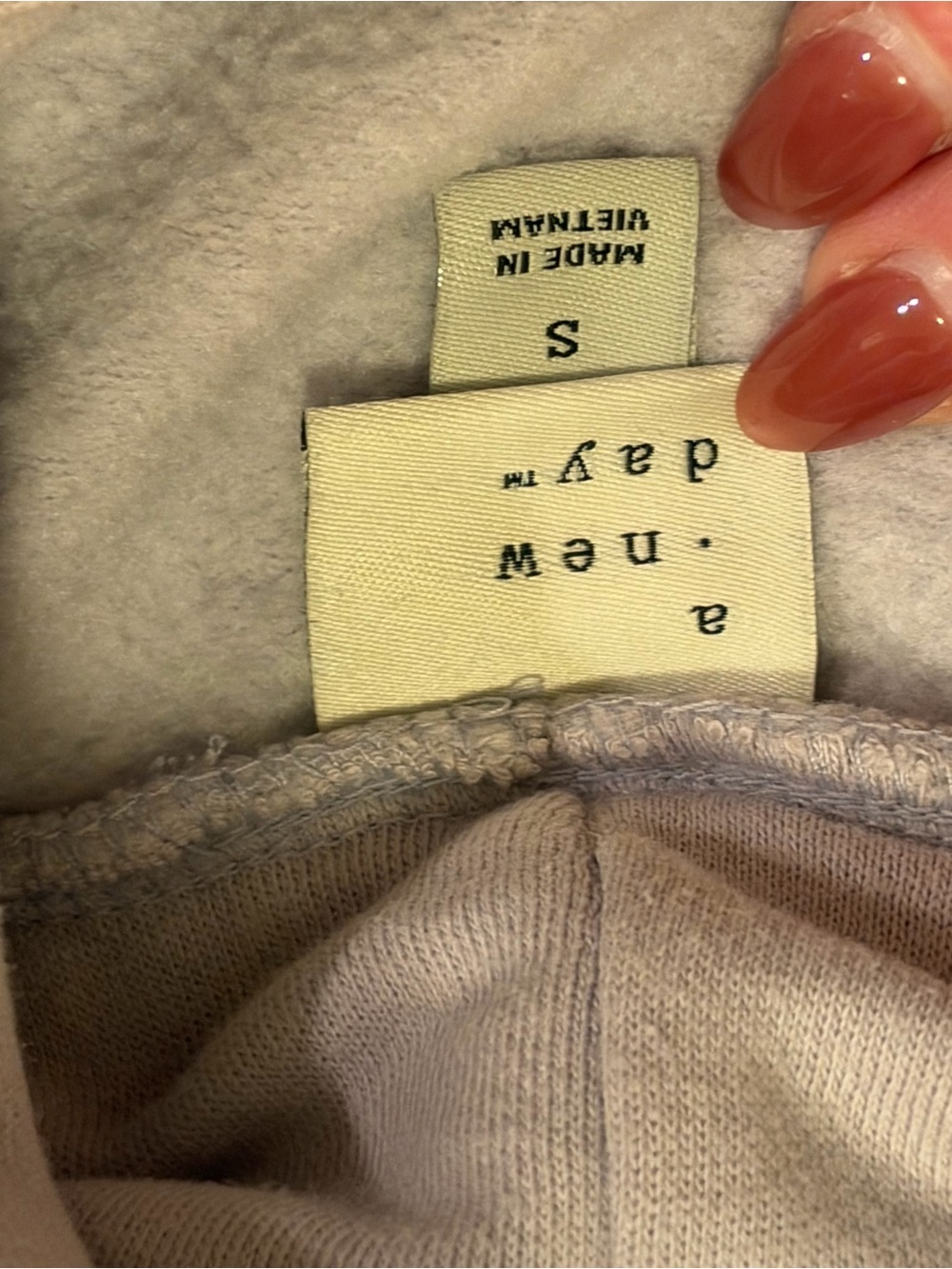 a new day lavender hoodie
